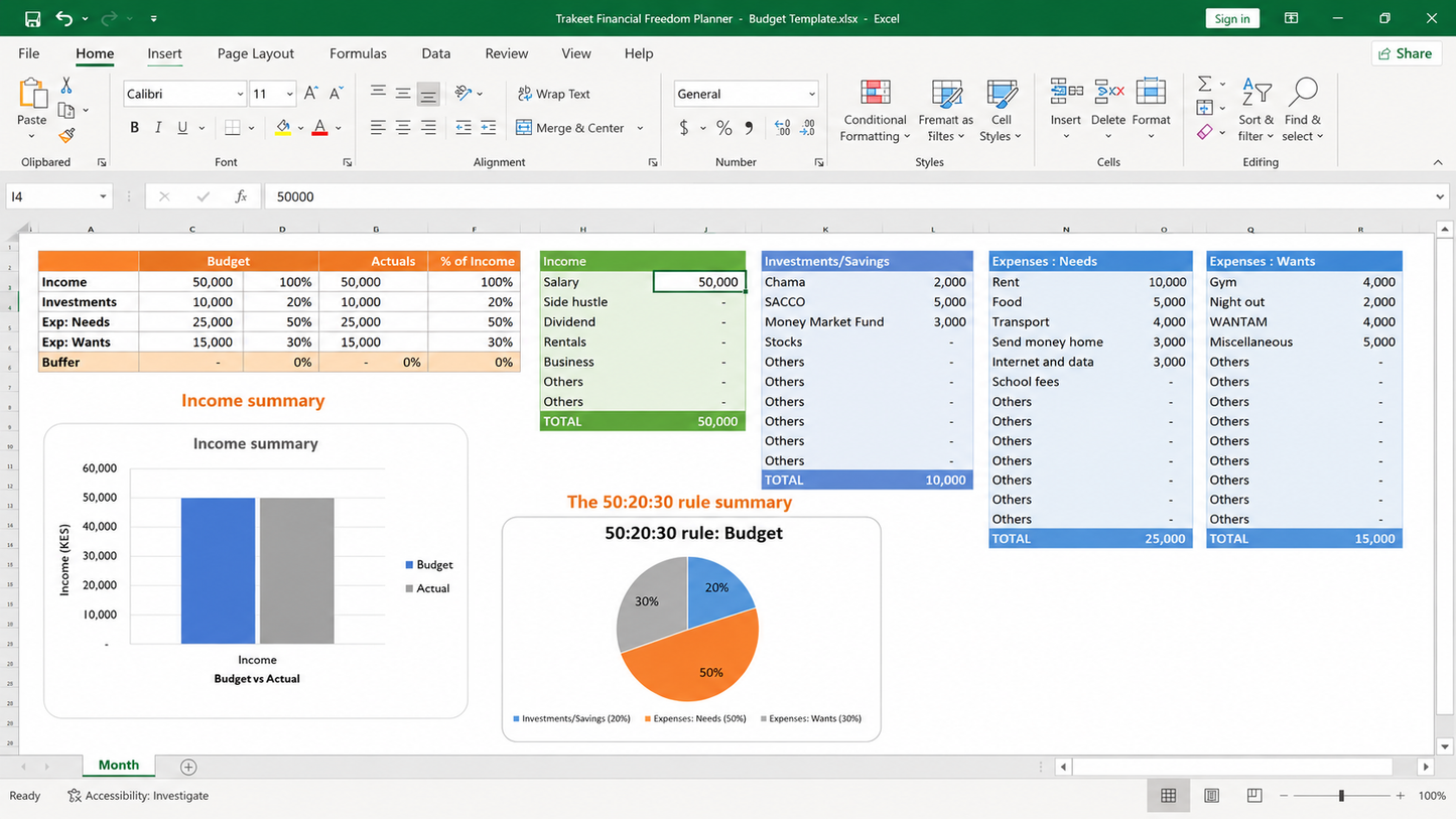 Trakeet Finance Planner
